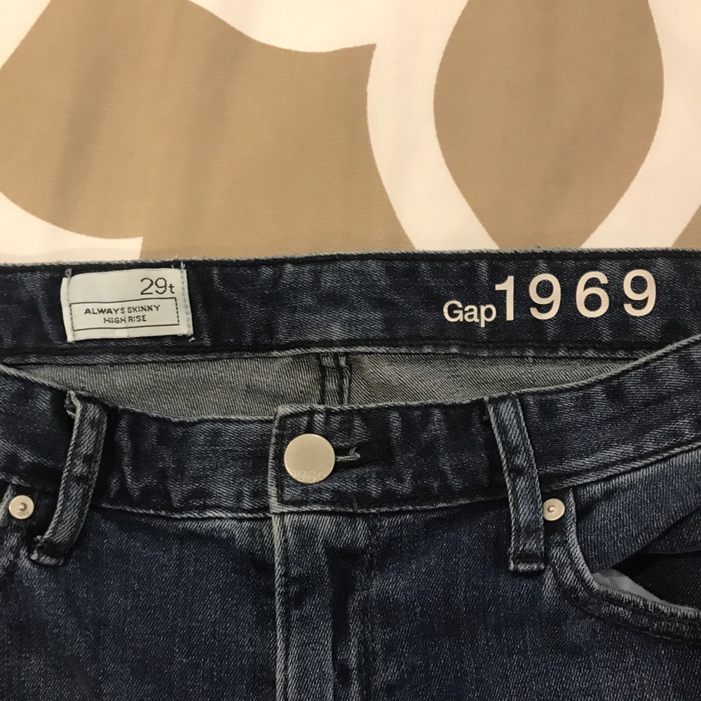 Gap 8 tall Always Skinny Highrise jean